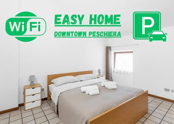 Downtown Peschiera, Easy Home With Wi-Fi And Parking